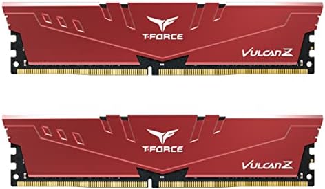 TEAMGROUP T-Force Vulcan Z DDR4 16GB Kit (2x8GB) 3200MHz (PC4-25600) CL16 Desktop Memory Module Ram (Gray) - TLZGD416G3200HC16CDC01