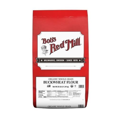 Bob's Red Mill Organic Buckwheat Flour, 25 Pound