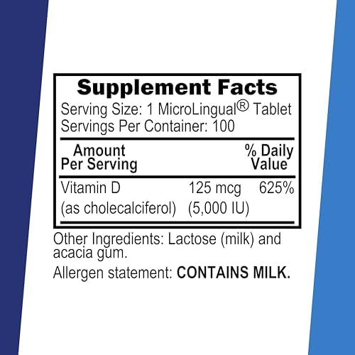 Superior Source Vitamin D3 5000 IU - Offers Immune System