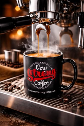 Very Strong Coffee GROUND COFFEE, 500g (1.1lb) – 100% Robusta Coffee Beans – Twice the Caffeine