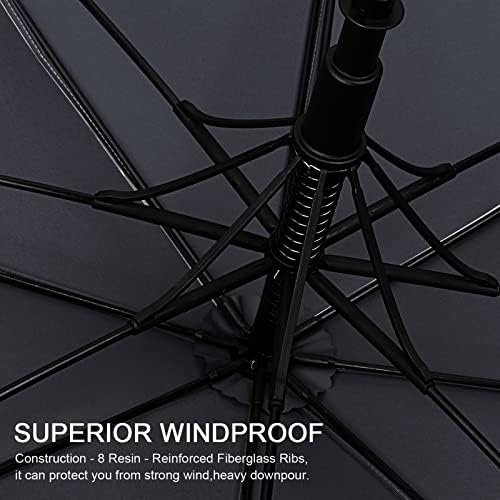 G4Free UV Golf Beach Umbrella 68”Auto Open Extra Large Sun Shade Umbrellas