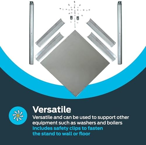Eastman Water Heater Stand, 21 Inch x 21 Inch x 18 in. High, 650 lb. Load Capacity, 86278
