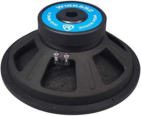 Rockville W15K5S2 K5 15" SVC 2-Ohm Car Audio Subwoofer, 500W CEA-Rated RMS