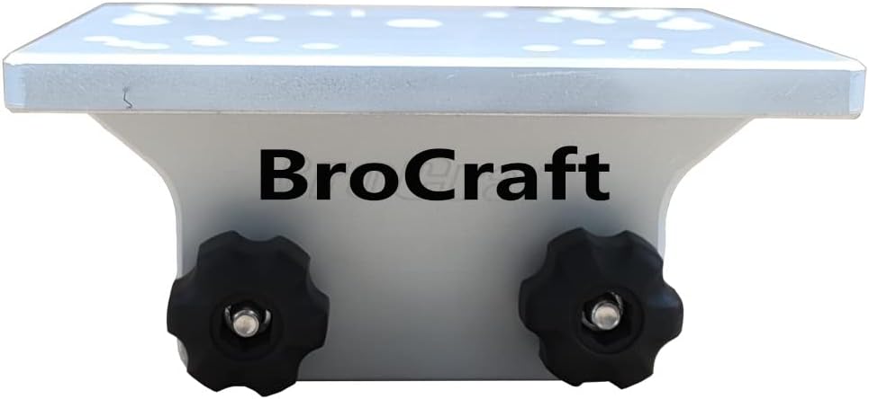 Brocraft Universal Aluminum Downrigger Bracket for 90 Degree Boat Track System/Lund Sport Track/Versatrack Track/Ranger Track(Generation 2)