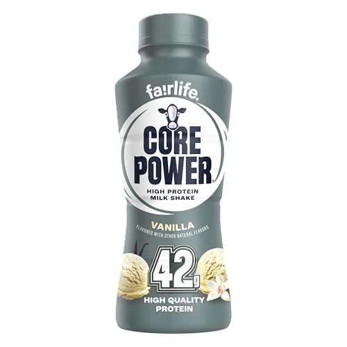 Core Power Elite High Protein Shake, Chocolate, 42g Bottle, 14oz, 12 Pack
