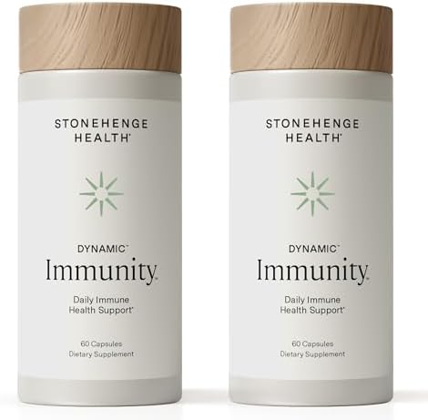 Stonehenge Health Dynamic Immunity Daily Supplement 10-in-1 Immune Boosters Zinc, Elderberry, Echinacea