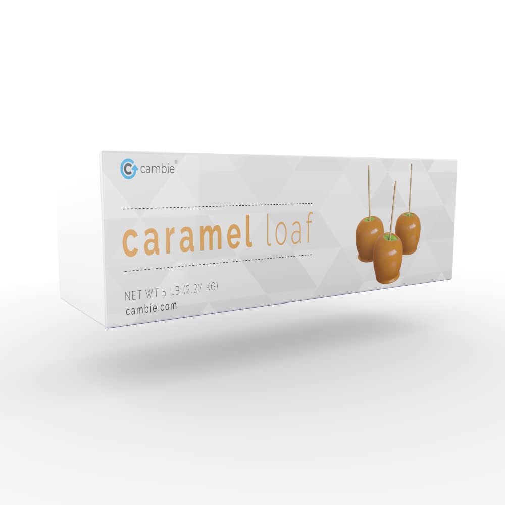 Cambie Caramel Loaf | Ready to Use | Rich, Creamy and Soft | For Caramel Apples, Dipping, Truffles and Bakery Applications (5 lb)