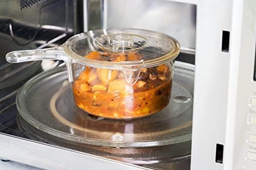 Microwave Kitchen Craft 5028250154163 900ml Saucepan, Clear