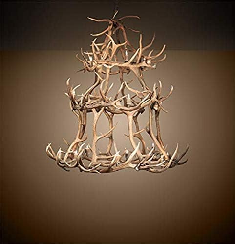 Tiffany 212276 18 Light Chandelier from Antlers Collection in Verdigris,Copper Finish, 70.00 inches