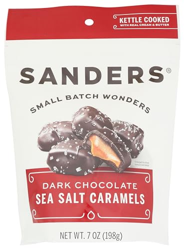 Sanders Dark Chocolate Sea Salt Caramels - 36 ounces (2.25 pounds)
