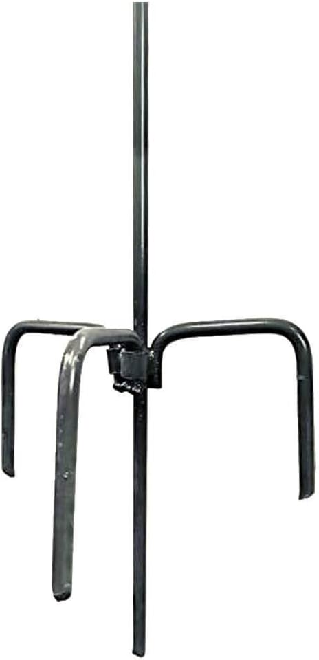 Deer Fence Kit 7’ x 100’ - No Equipment or Tools Required, 12 Sturdy 7’ Steel Posts for use with 7 ft. Deer Netting or Fence