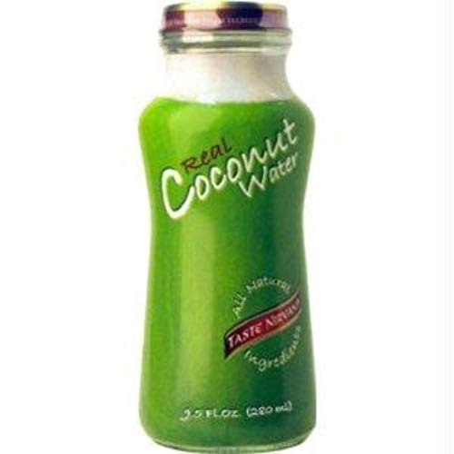 Taste Nirvana Real Coconut Water - Glass Bottle 9.5 fl. oz. (12 Pack)