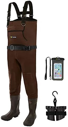 TIDEWE Neoprene Chest Waders for Men, Waterproof Bootfoot for Hunting | Warm Waterproof Slip-Resistant Men's Bootfoot Fishing Waders for Hunting & Wetland Work