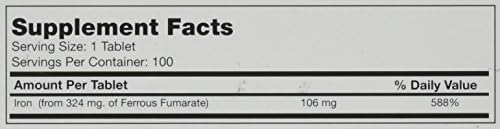 Ferrocite Tablets 100ct *Compare to Hemocyte* 324mg