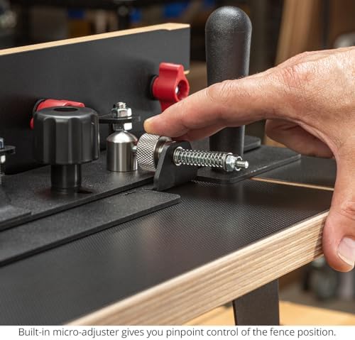 Woodpeckers StabilMaxRT+ Router Table System, USA Made Portable Benchtop Router Table