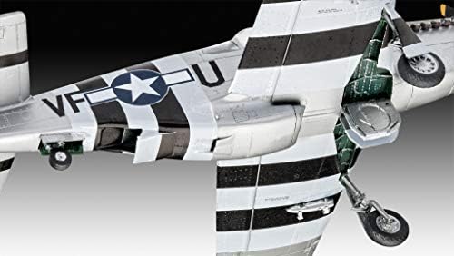 Revell RV03711 03711 Combat Set Me262 & P-51B Mustang Plastic Model kit 1:72 Scale, Unpainted