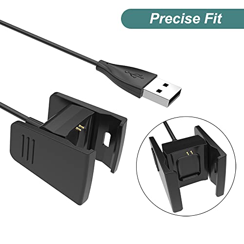 Kissmart Charger for Fitbit Charge 2 Fitness Activity Tracker (3.3ft/1m) | Replacement Charging Cable Cord for Fitbit Charge 2 Smart Wristband
