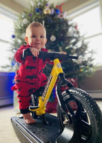 Strider Sport 2-in-1 Rocking Bike, Ages 6 Months–4 Years | For 12 Model, Converts Baby Rocking Toy to Toddler Balance Bike, Tool-Free Adjustments, Wide and Stable Base, Durable Plastic