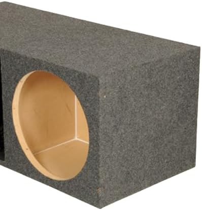 QPower QSMBASS15 Dual 15" Carpet Subwoofer Sub Box Sealed Speaker Enclosure