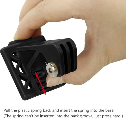 Picatinny Rails Airsoft Rail Helmet Excavator Mounts Bracket Adapter for GoPro Action Camera (2Black)