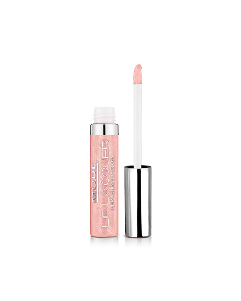 MODE Frosty Cotton Candy Pearly Pink Lip Lacquer Ultra Shine Lip Gloss IT'S A SIN Long Lasting Hydrating Creamy Color, Natural Moisturizing Skincare Fruit Oils, Cruelty Free, Vegan
