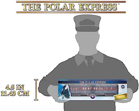 Lionel The Polar Express Hot Chocolate Train Car, O Gauge Model Train Car with Lighted Interior, Operating Couplers, Window Silhouettes & Snow Detail