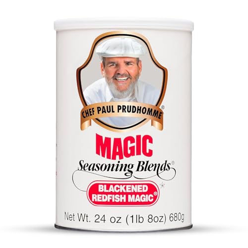 Chef Paul Magic Seasoning Blends Blackened Steak Magic | Bold Flavor for Steak & Beef | Gluten-Free Seasoning for Grilling, Roasting & BBQ | Spice Blend with Garlic & Chili | 20 oz (Pack of 1)