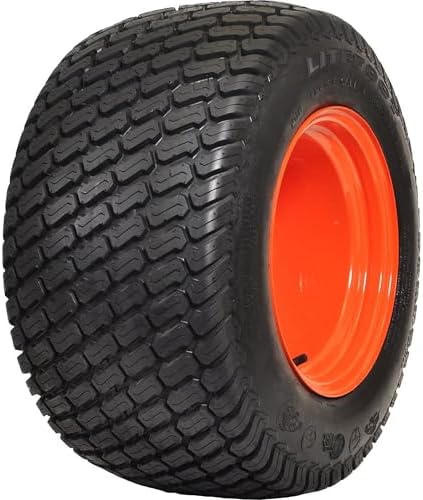 OTR Litefoot 22X9.50-10 87A3 B Lawn & Garden Tire | Lawn Mower & Garden Tractor All Season Traction 86A3 Rated 4 Ply Bias Construction Black