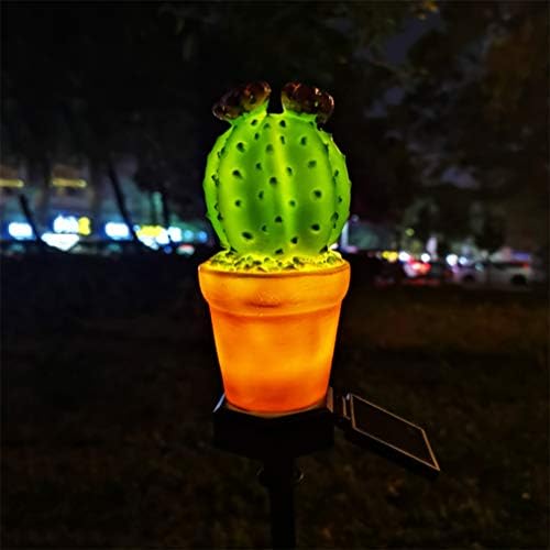 Mobestech Solar Garden Lights Creative Cactus Pineapple Lawn Lamp Outdoor Ground Lights for Garden Yard Pathway Patio Decor