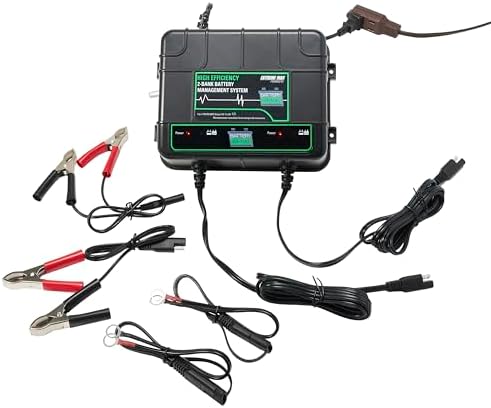 Extreme Max 1229.4023 Battery Buddy 4-Bank Battery Charger/Maintainer