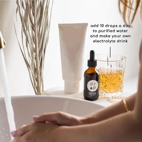 Drop Supplements Organic Trace Minerals Electrolyte Drops and Vitamin D3+K2 Drops Bundle