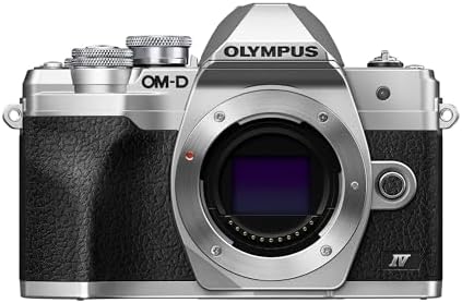 OM SYSTEM Olympus E-M10 Mark IV Silver Micro Four Thirds System Camera M.Zuiko Digital ED 14-42mm F3.5-5.6 EZ kit 20MP Sensor 5-Axis Image