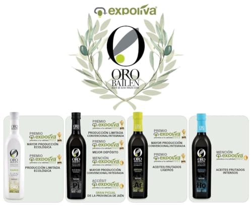 Oro Bailen Reserva Familiar Arbequina Extra Virgin Olive Oil 84.5 fl oz (2.5L Tin) | Virgin Olive Oil from Arbequina Olives | Best Olive Oil Tin for