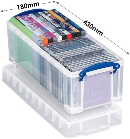 Really Useful 6.5 L Storage Box, Clear (6.5C)