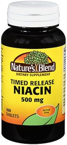 Nature's Blend Niacin Timed Release 250 mg 250 mg 100 Tabs