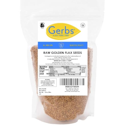 Gerbs Raw Golden Flax Seeds 2 lbs.