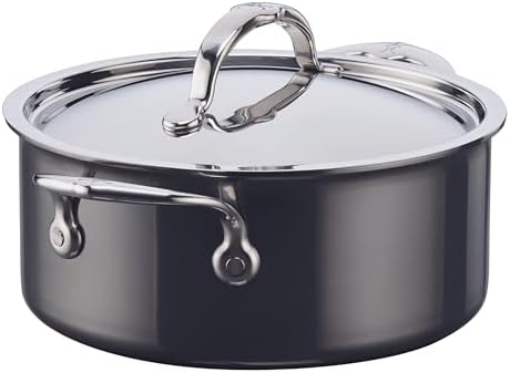 Hestan - NanoBond Collection - Stainless Steel Titanium Soup Pot, Induction Cooktop Compatible, 3 Quart