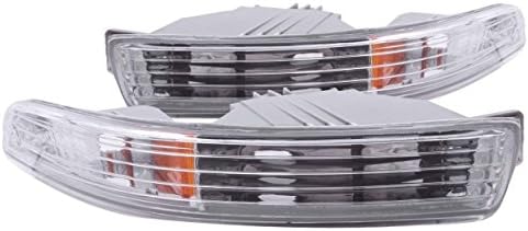 ANZO USA 511020 Clear Lens Front Bumper/Turn Signal Light Set
