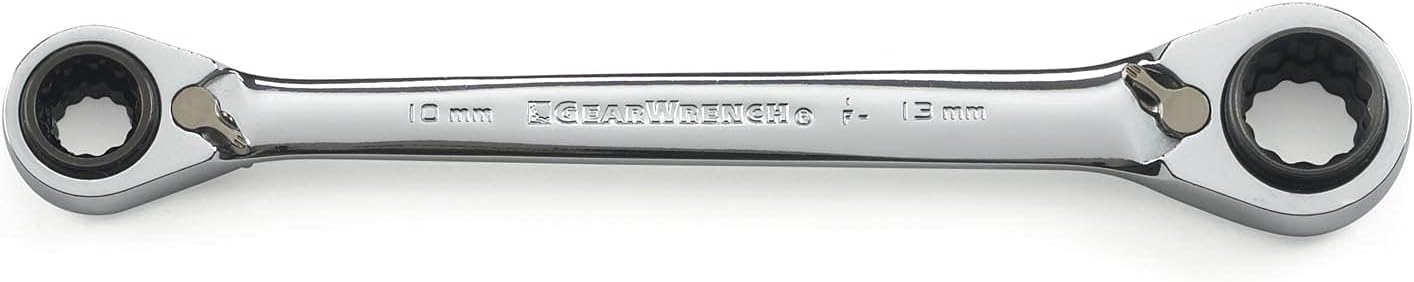 GEARWRENCH QuadBox Reversible Ratcheting Metric Wrench Set 2 Pc., 12 Point - 85227