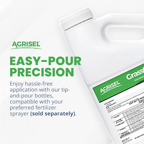 Agrisel GrassOut Max Weed Killer, Pet Safe, 32 Ounces | Targets 50+ Grassy Weeds Without Harming Desired Plants, Large Area Treatment, Easy Application