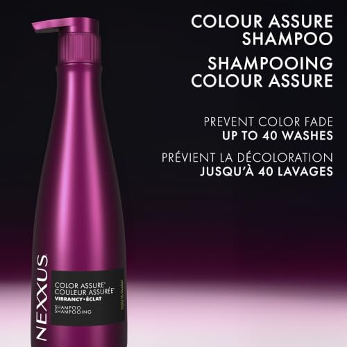 Nexxus Color Assure Shampoo for Vibrancy for Color Treated Hair Powered by Chromabond Sealer with Citric Acid 33.8