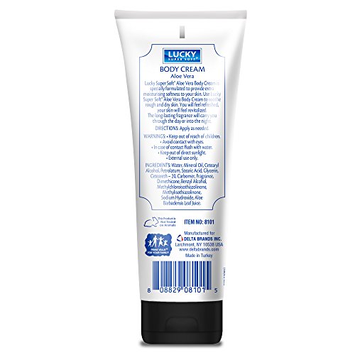 Lucky Super Soft Body Cream, Cherry Blossom, 8 Ounce