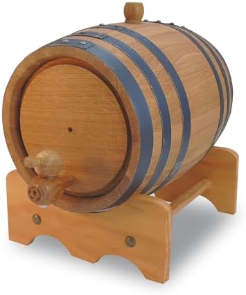 3L Charred Oak Aging Barrel for Whiskey, Rum & Wine