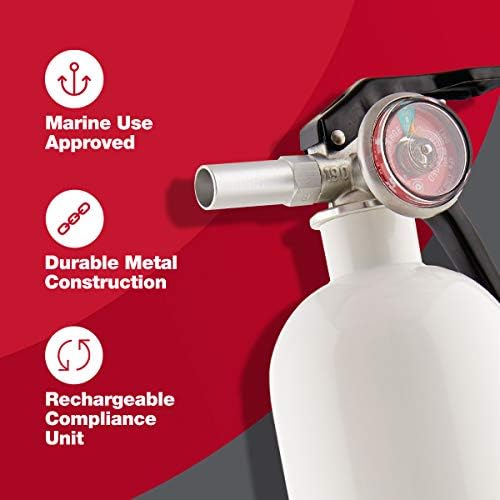 First Alert Fire Extinguisher, Standard Garage Use | GARAGE10 UL RATED 10-B:C, Red 1-Pack