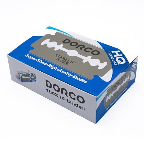 Dorco ST300 Platinum Extra Double Edge Razor Blades - 200 Count
