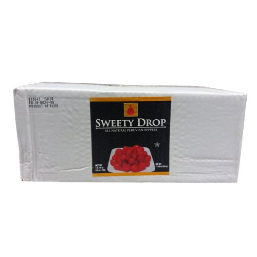 Artisan Specialty Sweety Drop Miniature Peppers 28 oz (Pack of 6) - Sweet & Spicy, Perfect for Salads, Pizzas, Pastas, Imported from Peru