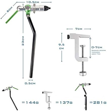 M MAXIMUMCATCH Maxcatch Rotary Fly Tying Vise Alloy Travel Vise