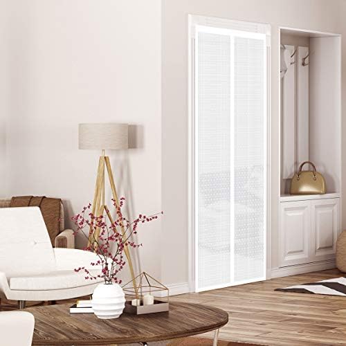 Insulated Door Curtain, Thermal Magnetic Self-Sealing Door Screen Winter Stop Draft Keep Cold Out Cover for Kitchen, Bedroom, Air Conditioner Room
