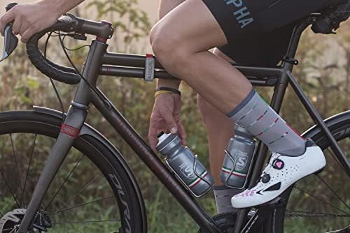 SILCA Sicuro Titanium Bike Water Bottle Holder, Lightweight - Silver