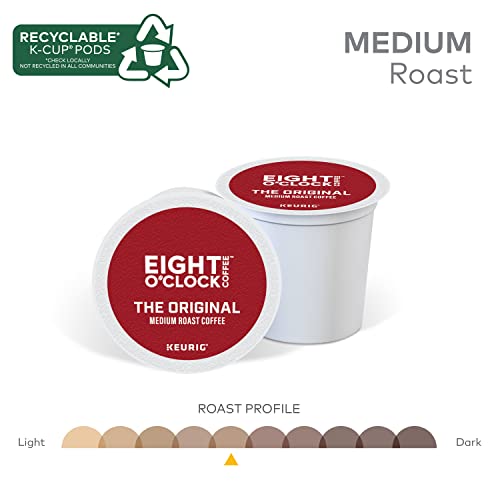 Eight O'Clock Coffee The Original, Single-Serve Keurig K-Cup Pods, Medium Roast Coffee, 24 Count